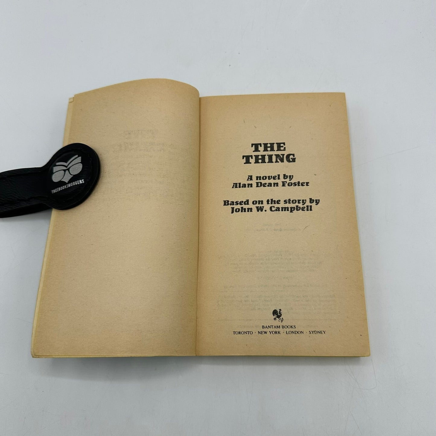 The Thing The New Classic of Alien Terror Alan Dean Foster Science Fiction Novel