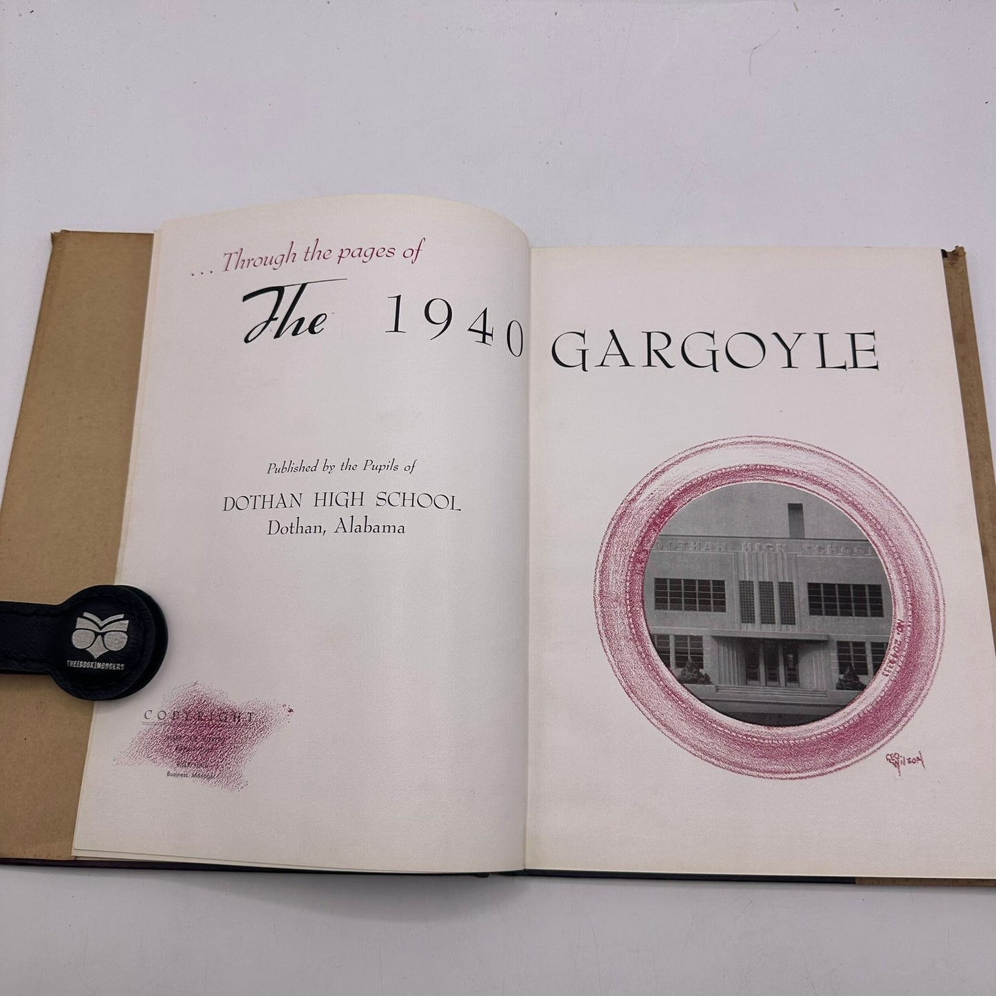 Dothan High School 1940 Yearbook Alabama Local History Memorabilia Photography