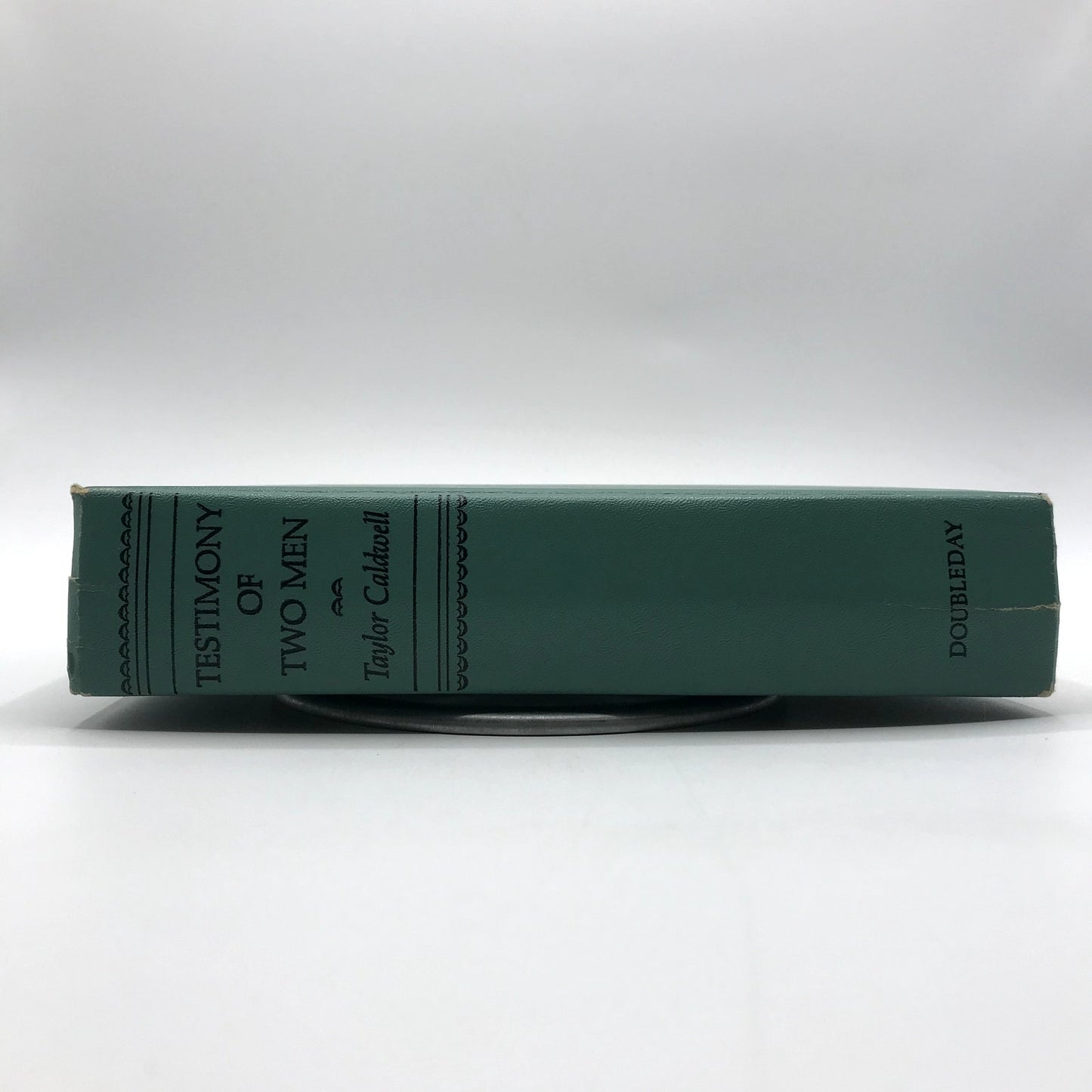 Testimony of Two Men Christian Novel Hardcover Book by Taylor Caldwell 1968