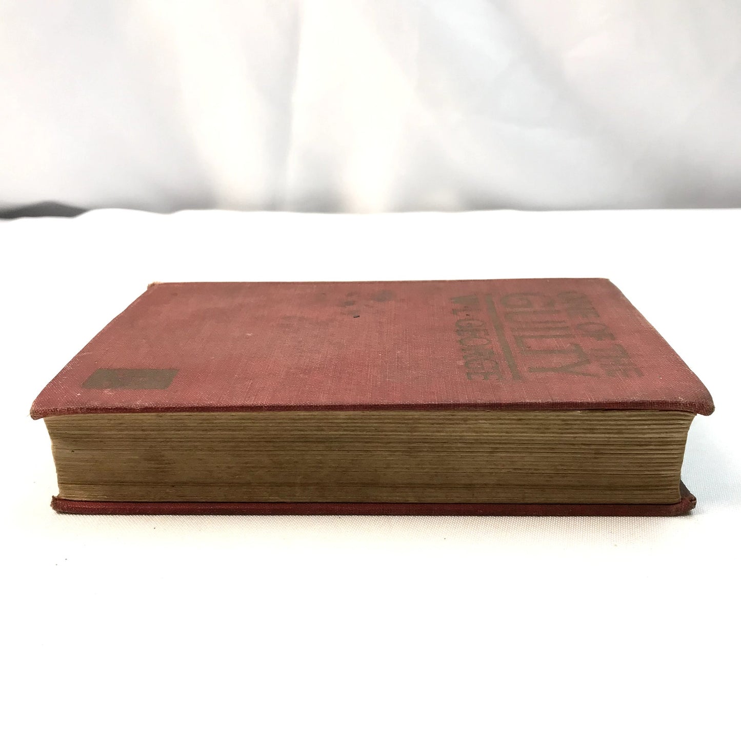 One of the Guilty English Fiction Hardcover Book by W L George 1923 1st Edition