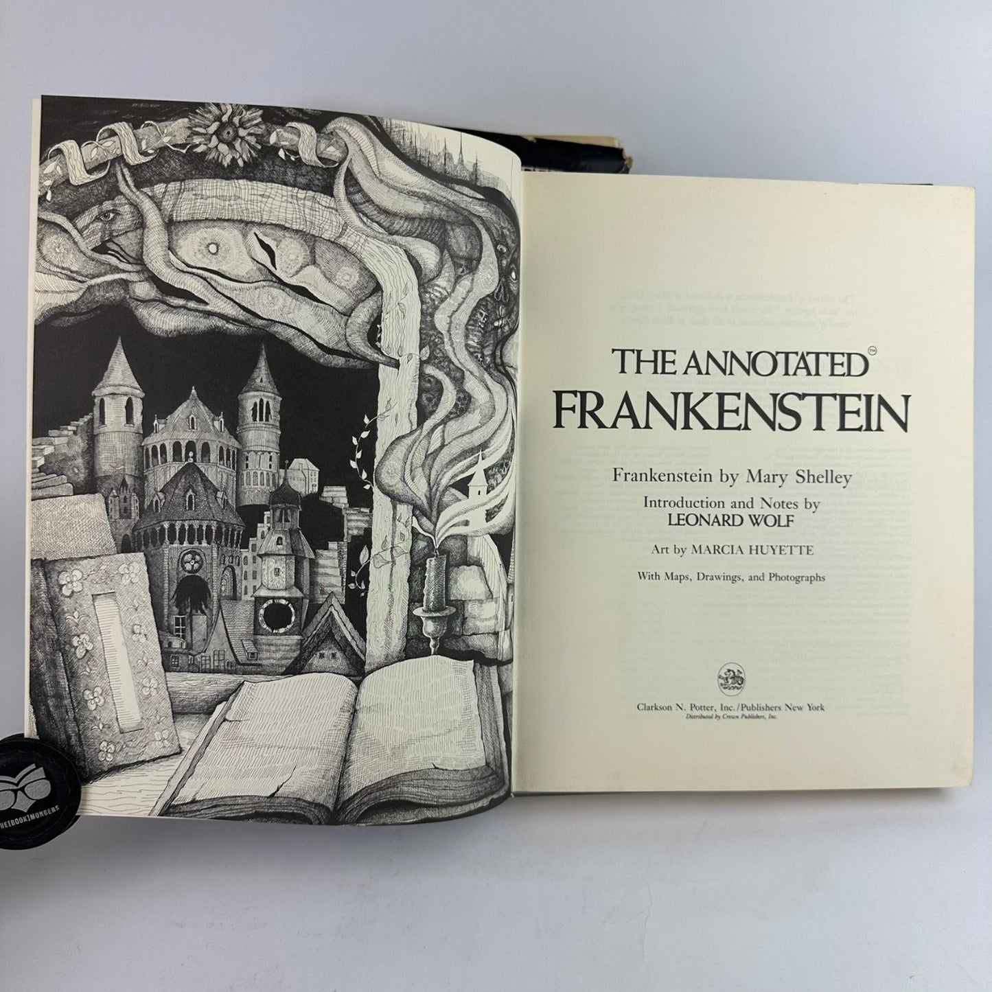 Annotated Frankenstein Mary Shelley 1977 Leonard Wolf Illustrated Clarkson