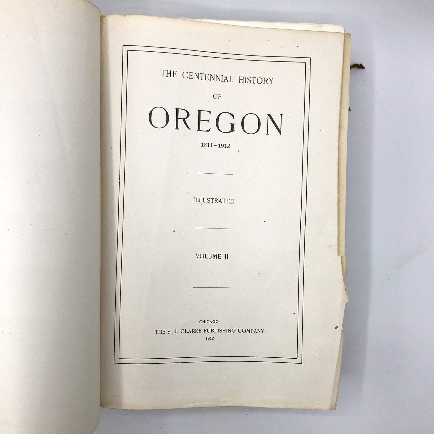 The Centennial History of Oregon Vol 2 Illustrated HC Book by Joseph Gaston 1912