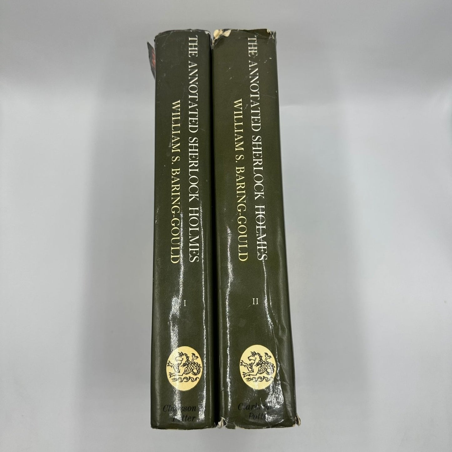 The Annotated Sherlock Holmes Sir Arthur Conan Doyle Vol 1 & 2 1967 Clarkson