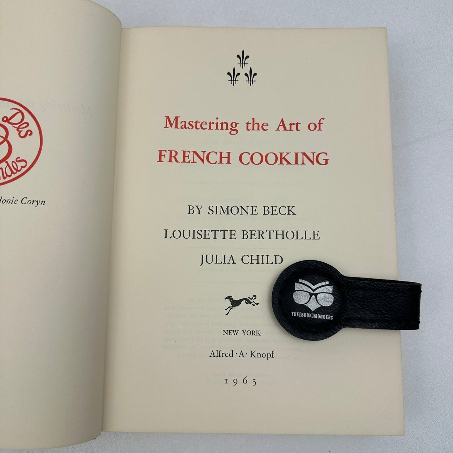 Mastering the Art of French Cooking Julia Child 1965 Cookbook Knopf Vintage