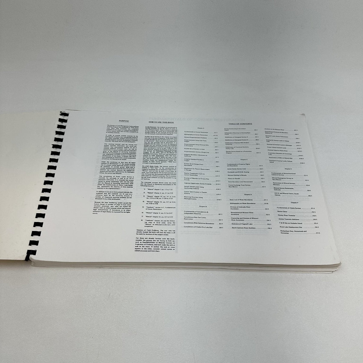 Public Lands Surveying A Casebook Cadastral Training Staff 1975 BLM Manual
