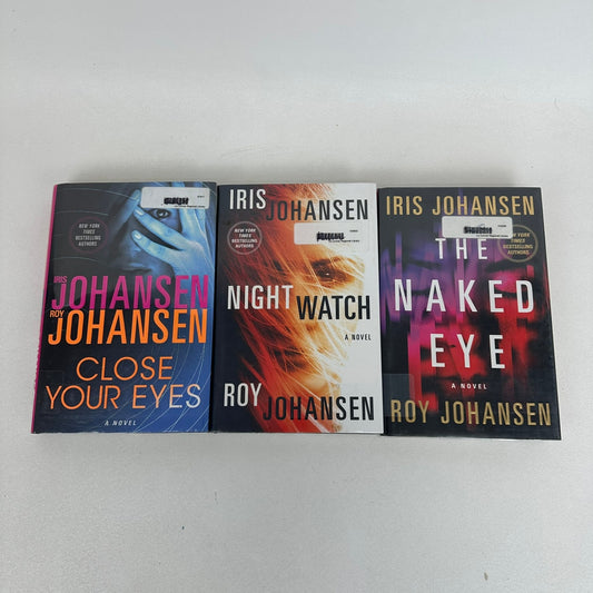 Kendra Michaels Series Lot of 3 Iris and Roy Johansen Crime Thriller FBI Novels