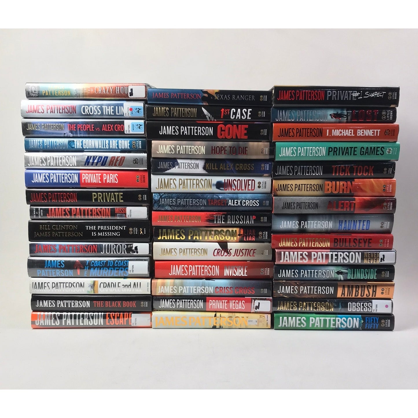 James Patterson Lot of 145 Crime Mystery Thriller Suspense Psychological Novels