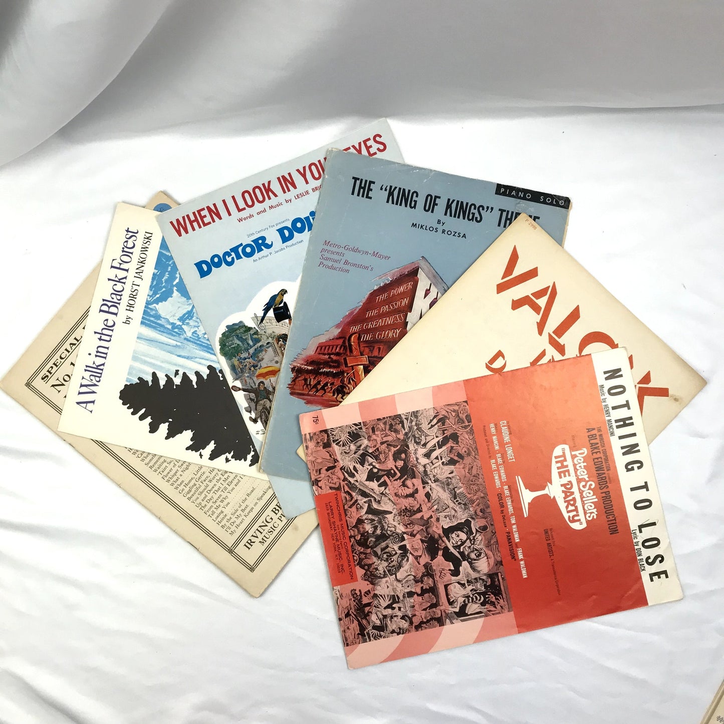 Lot of 18 Various Vintage Sheet Music Paperback Books Piano Solos, etc.