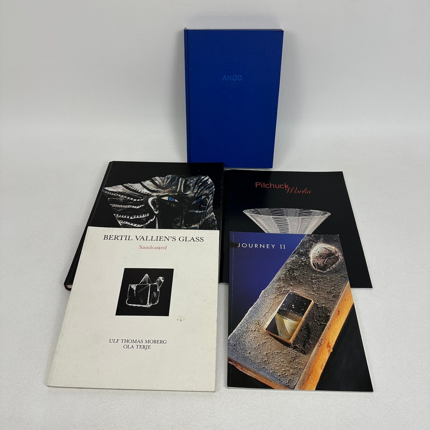 Bertil Vallien Glass Art Books Lot of 5 SIGNED Artist Monographs Sculpture