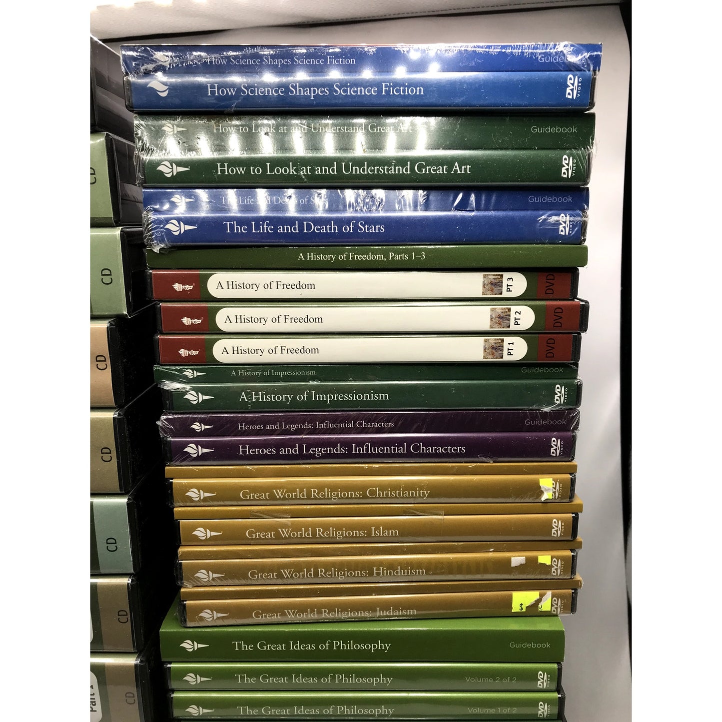 The Great Course Series Huge Lot of 88 Courses Total Education Home School