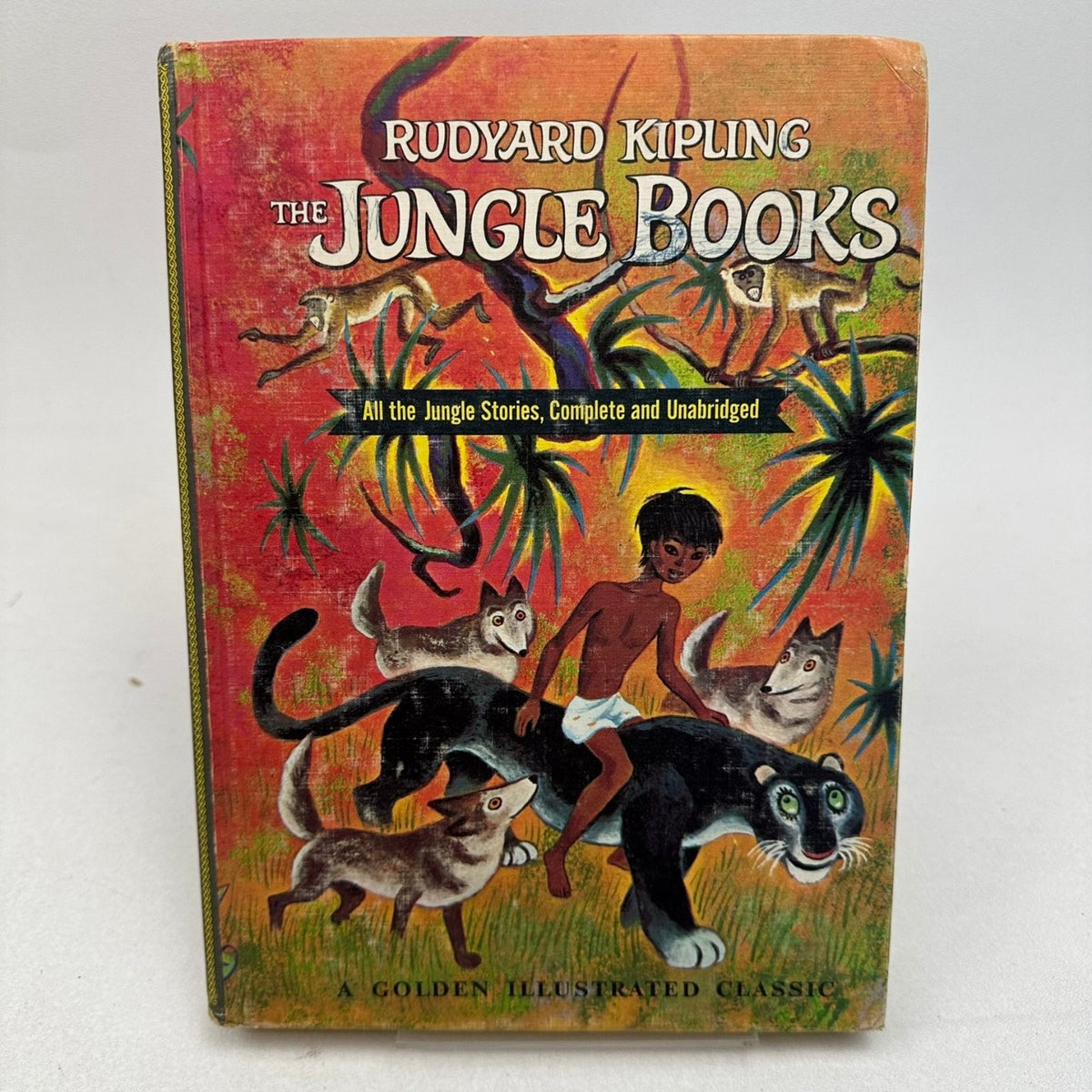 The Jungle Books Rudyard Kipling 1965 Illustrated Golden Press Classic