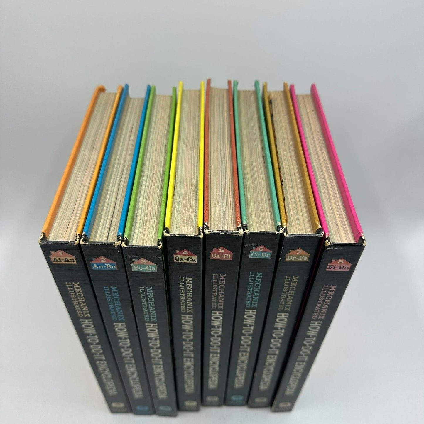 Mechanix Illustrated How-To-Do-It Encyclopedia Vol 1-8 1961 Golden Press DIY