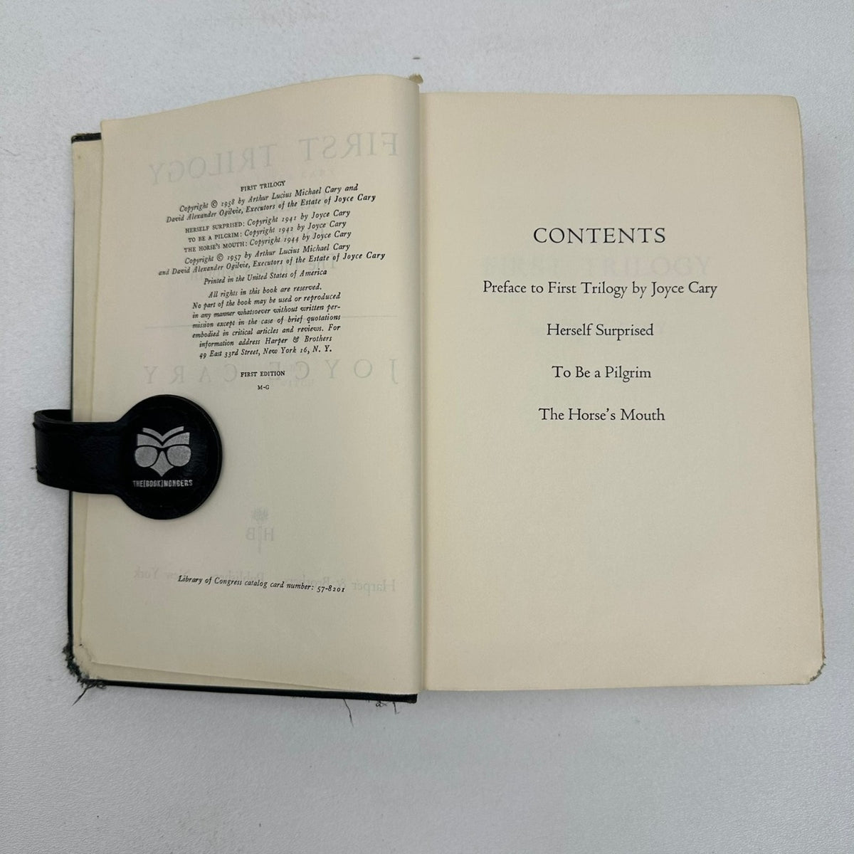First Trilogy Joyce Cary 1958 First Edition Harper & Brothers Novel Fiction