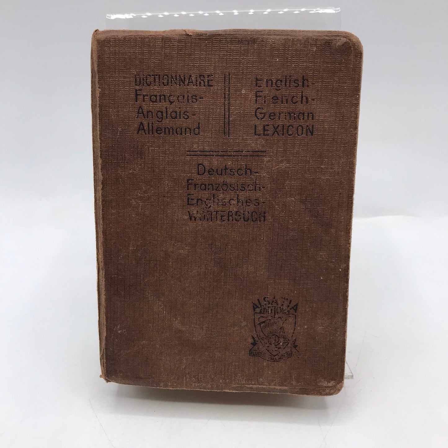 English French German Dictionary Lexicon Linguistics Language Studies Travel