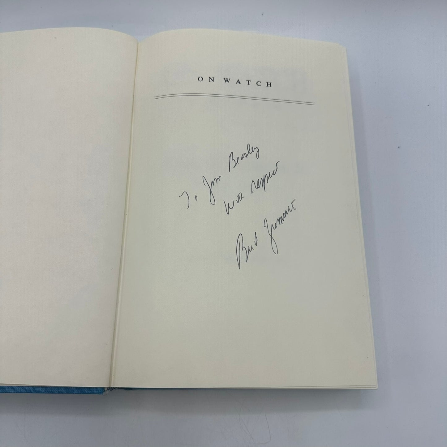 On Watch A Memoir Elmo R Zumwalt SIGNED Autobiography US Navy Military Policy