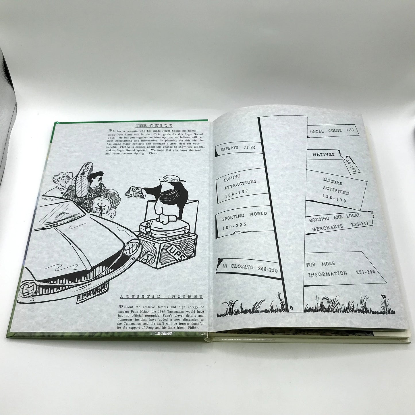 Tamanawas Volume 70 Yearbook Puget Sound College Illustrated Hardcover 1988-89