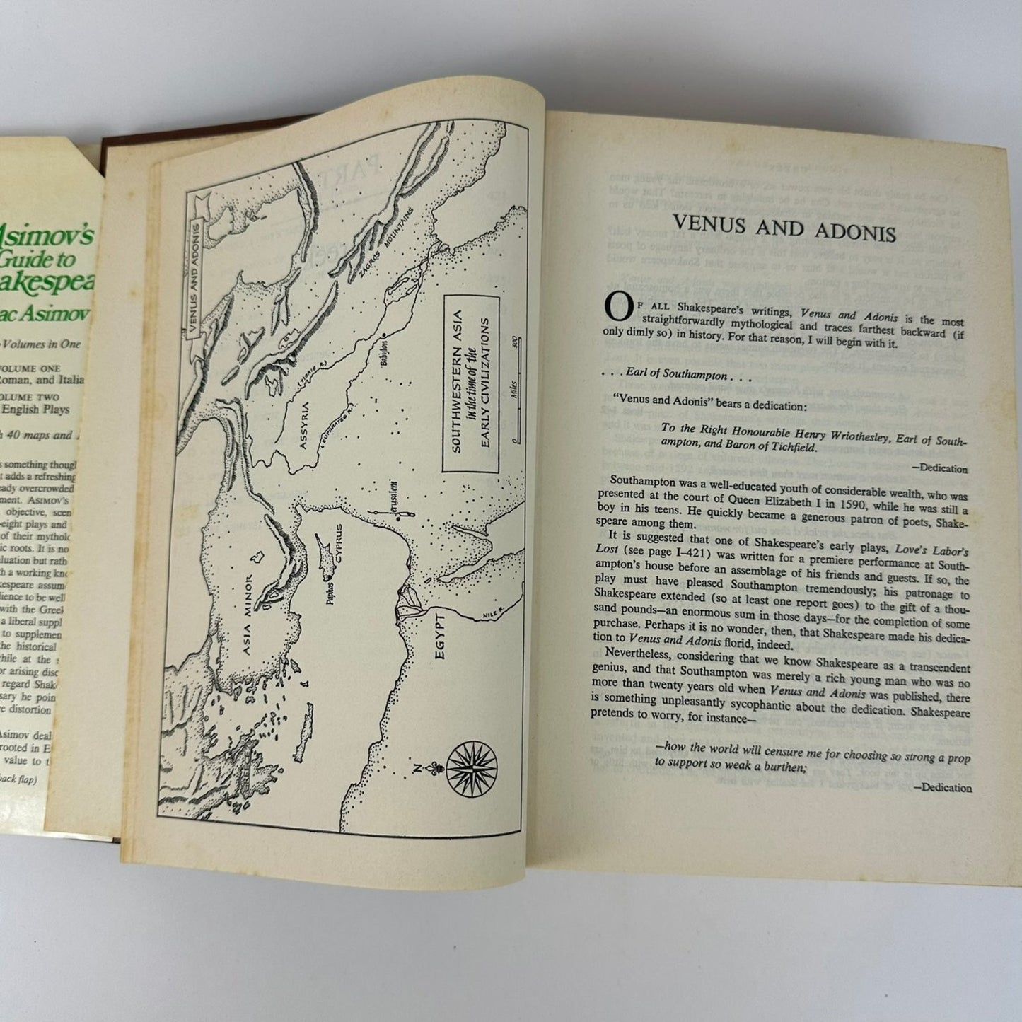 Asimov's Guide to Shakespeare Isaac Asimov 1978 Illustrated Avenel Books
