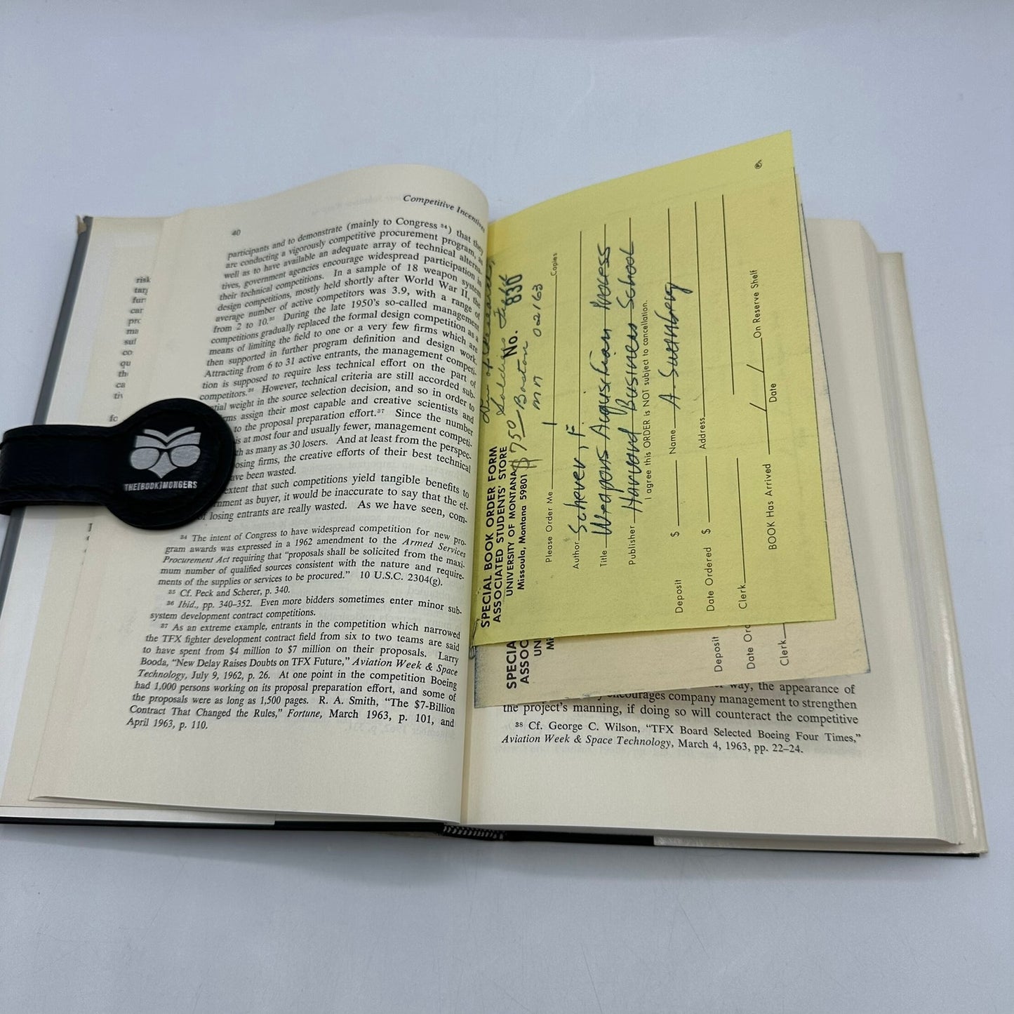 Weapons Acquisition Process Economic Incentives Frederic M Scherer Military 1964