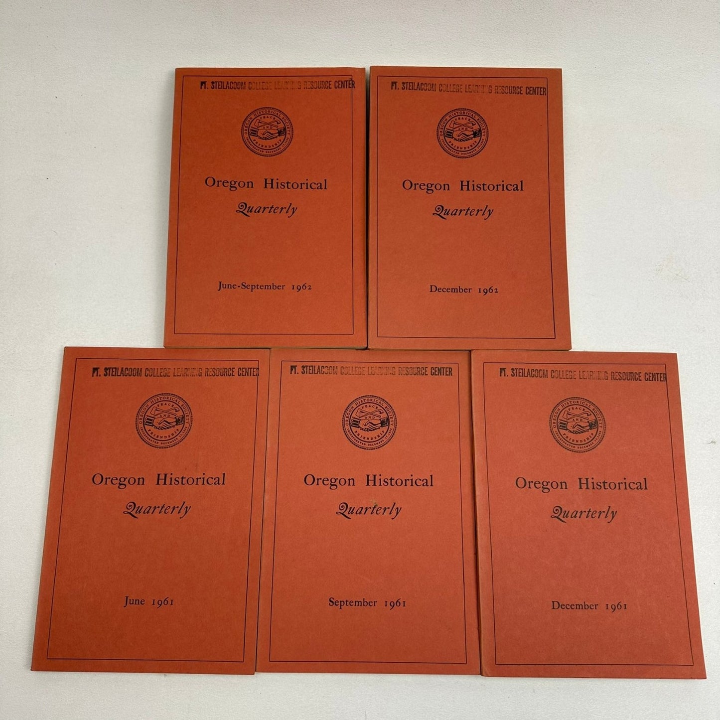 Oregon Historical Quarterly 1955-1965 34 Volumes Regional History Periodical