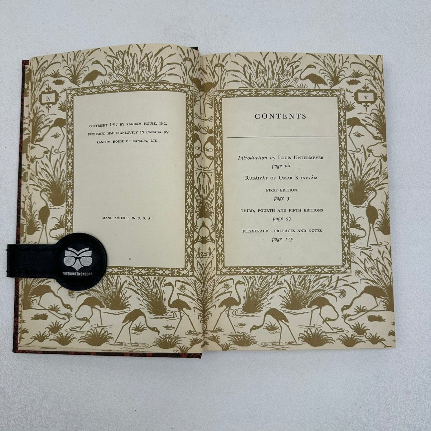 Rubaiyat of Omar Khayyam 1947 Illustrated Edward Fitzgerald Random House
