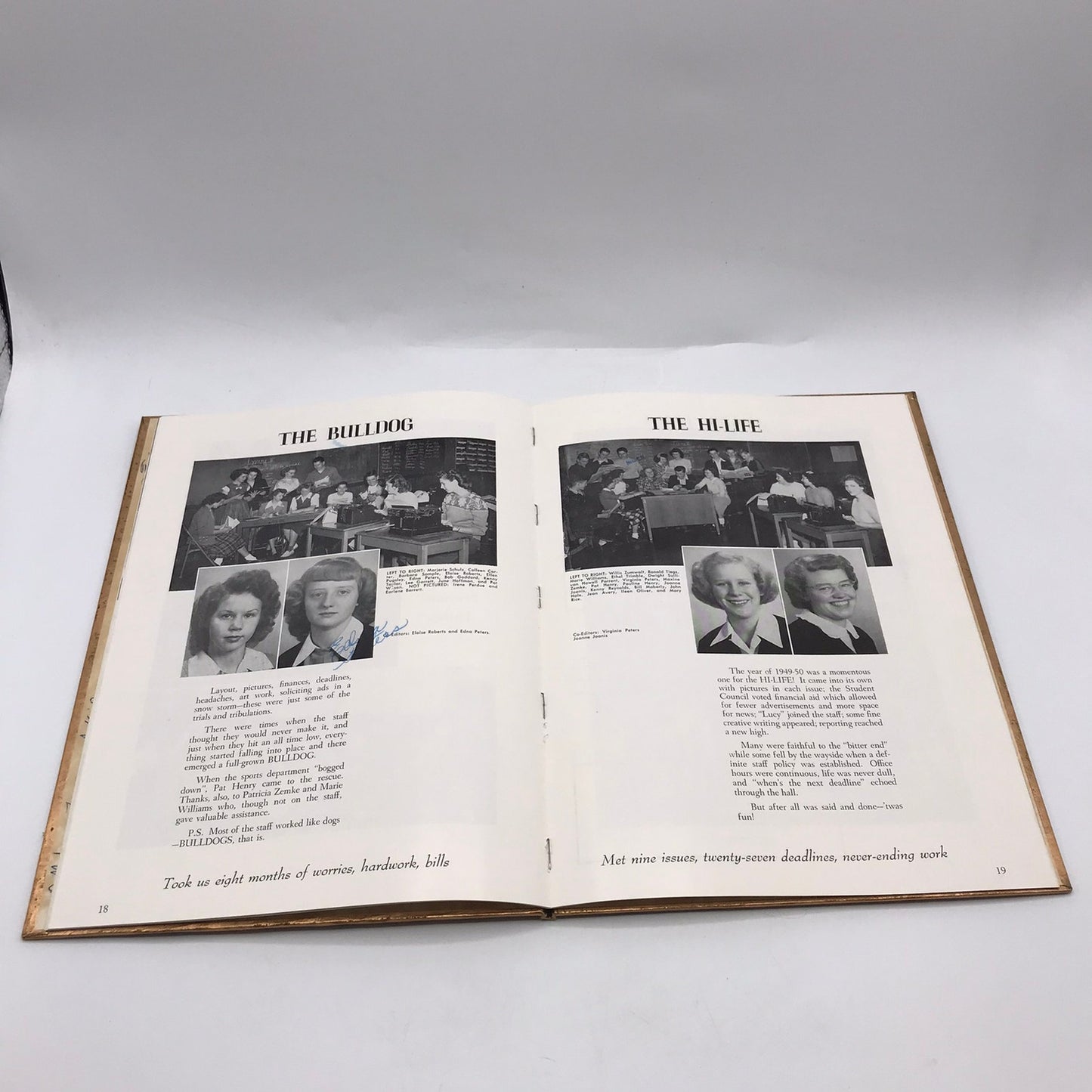 The Bulldog 1950 Talent High School Yearbook Oregon Photography Memorabilia