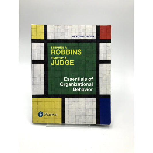 Essentials of Organizational Behavior Paperback by Robbins & Judge 14th Edition