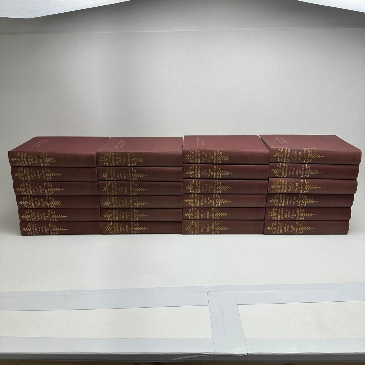 Encyclopaedia Britannica 1929 14th Edition Complete 24 Volume Set Hardcover