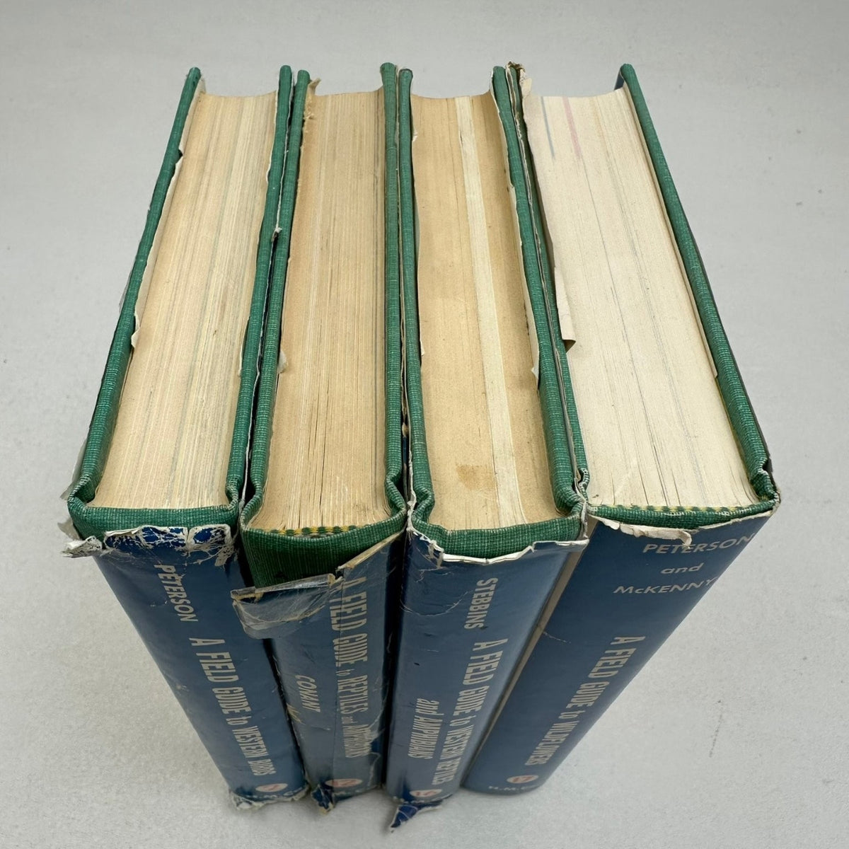 Peterson Field Guide Series Lot of 4 Birds Wildflowers Reptiles Amphibians 1960s