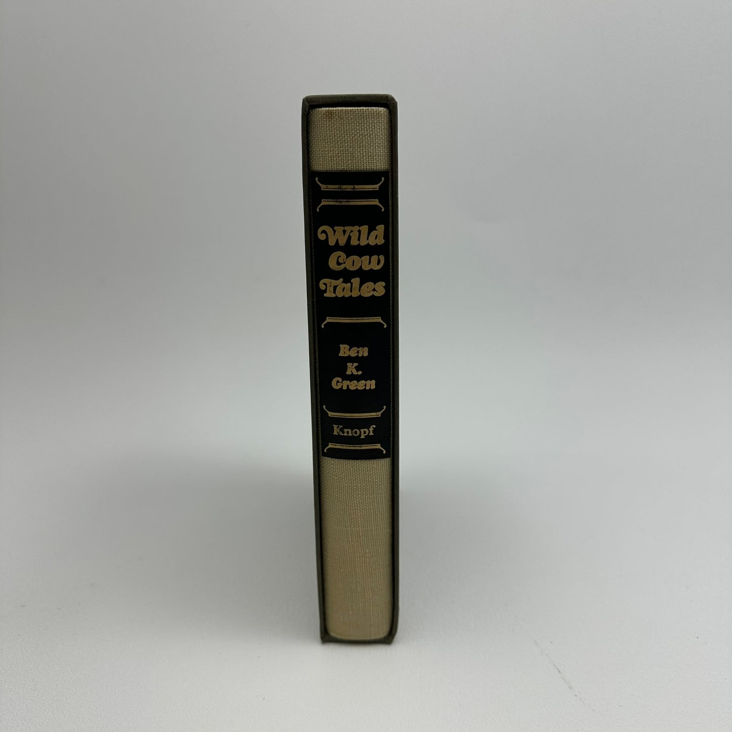 Wild Cow Tales Ben K Green SIGNED Biography Western Adventure with Slipcase 1969