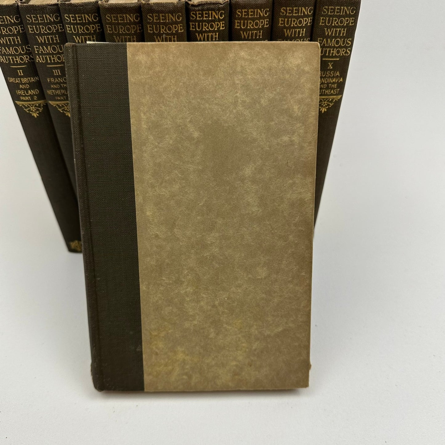 Seeing Europe with Famous Authors Complete 10 Volumes Literary Collection 1914