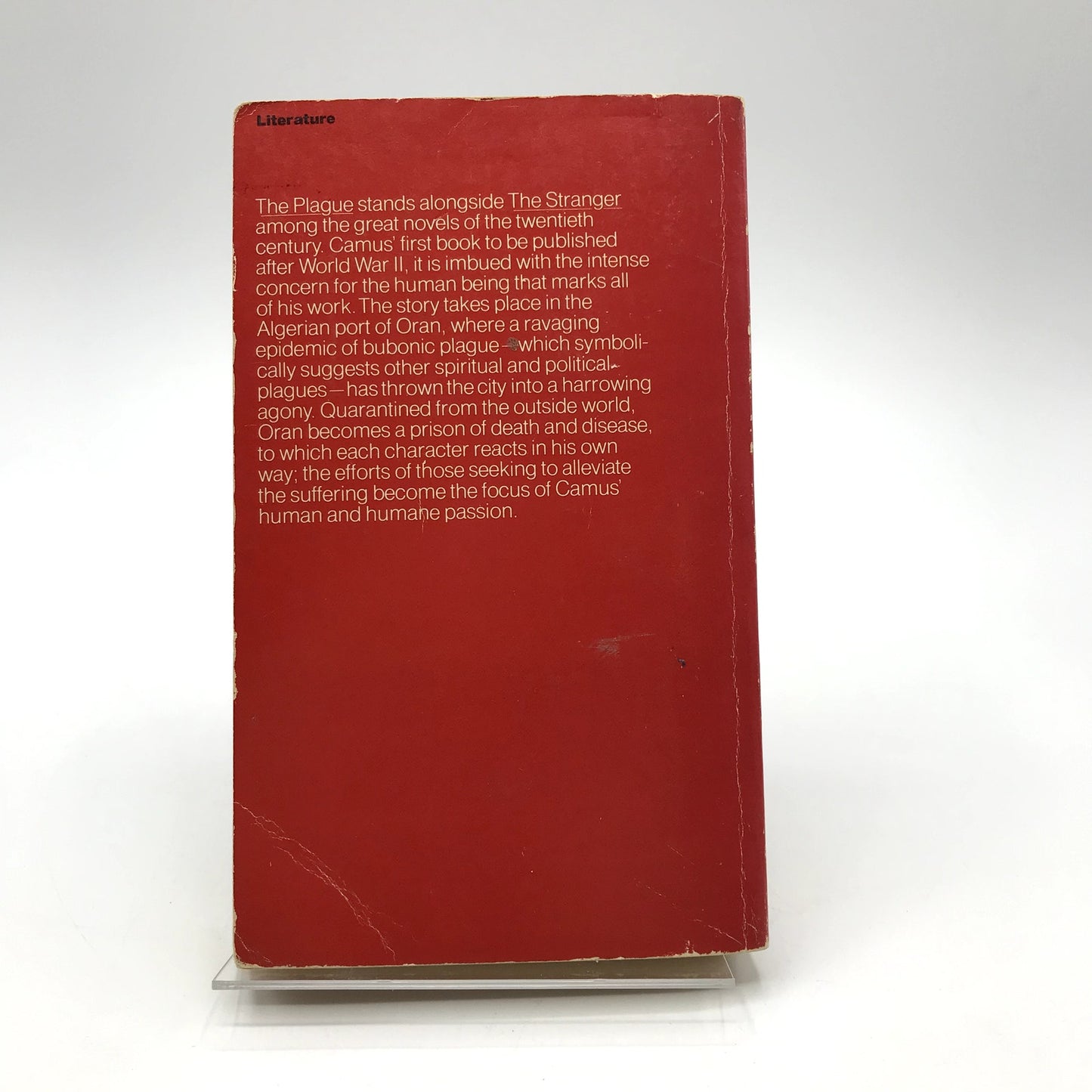 The Plague Paperback Pandemic Novel by Albert Camus and Stuart Gilbert 1972