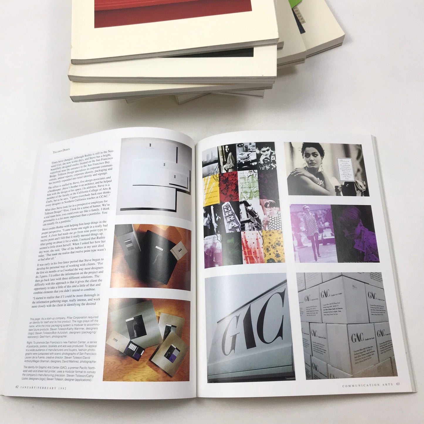 Communication Arts Magazine Complete 1992 Set of 8 Issues Visual Art Photography