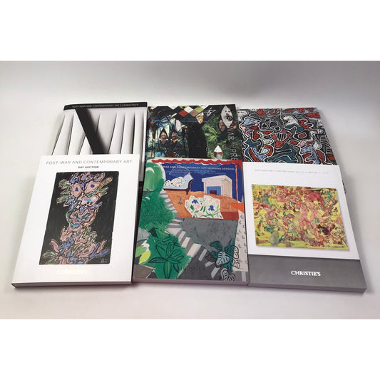 Christie's Art Auction Catalogs Lot of 7 Warhol Koons Kawara Contemporary 2018