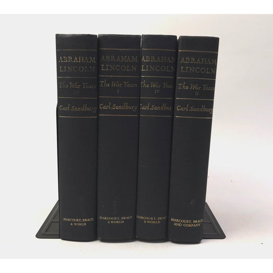 Abraham Lincoln The War Years Carl Sandburg Complete 4 Volumes American History