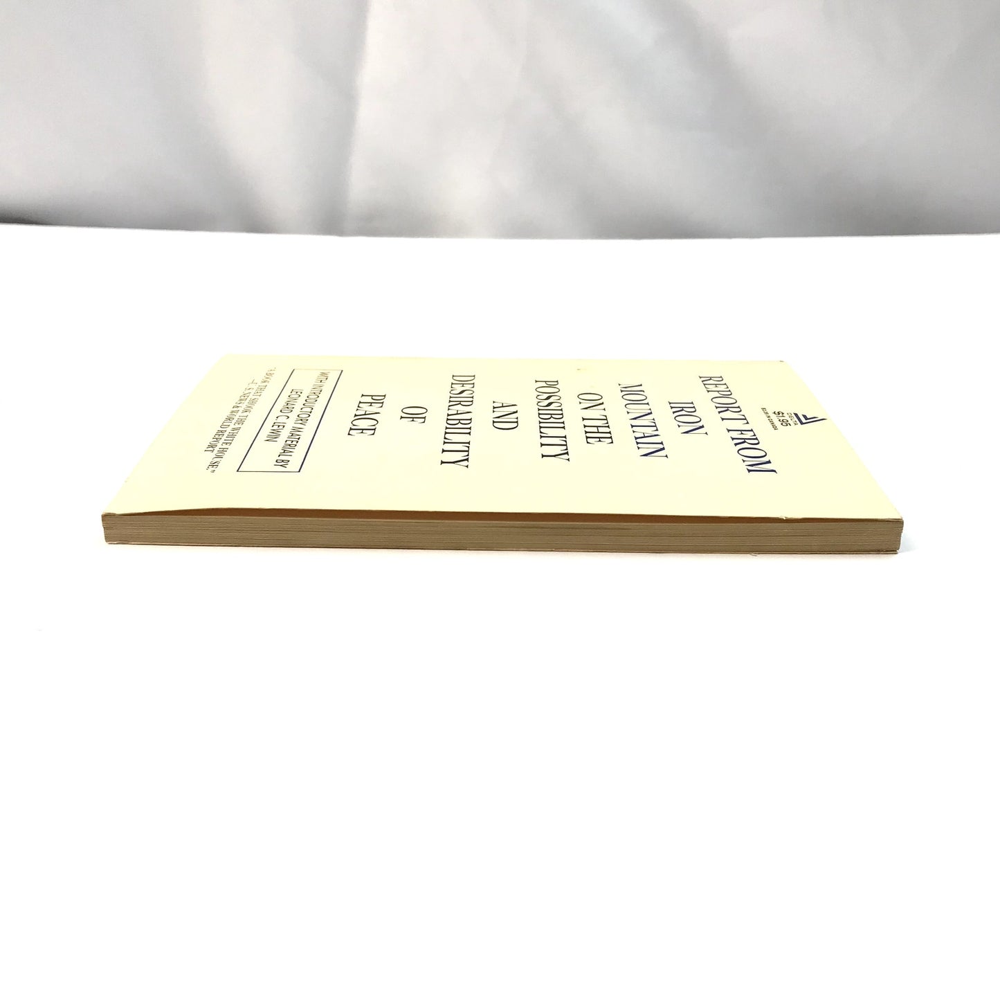 Report from Iron Mountain Possibility and Desirability of Peace Leonard C Lewin