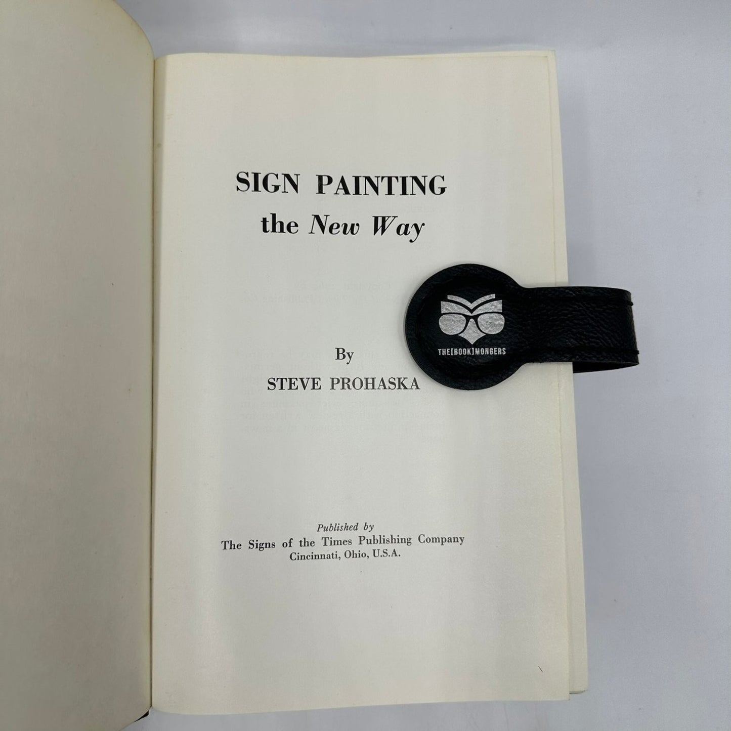 Sign Painting The New Way Steve Prohaska 1964 Guide Hardcover Art Craft