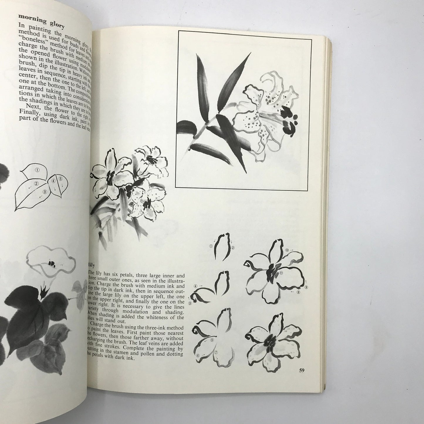 Lot of 3 Chinese & Japanese Painting Lessons Illustrated Art Books Step-by-Step