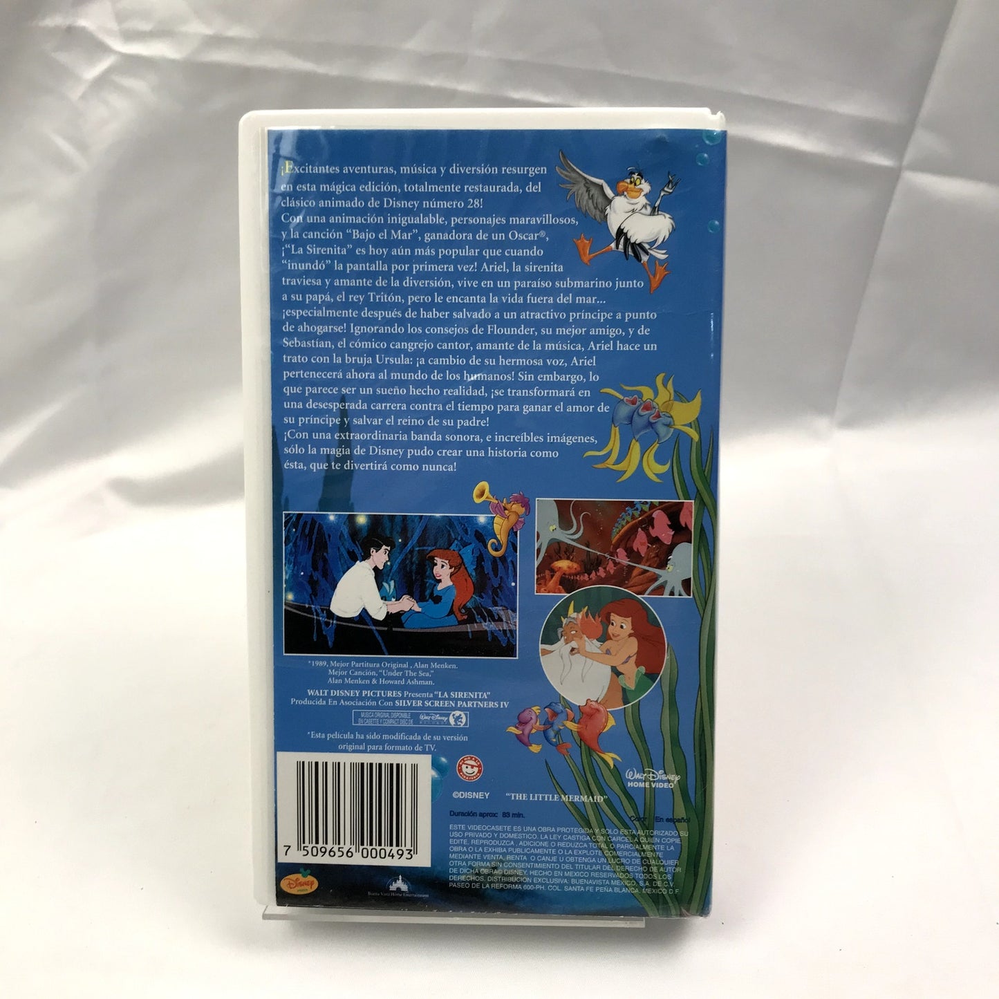 The Little Mermaid La Sirenita Walt Disney Los Clasicos Family VHS Tape 1989