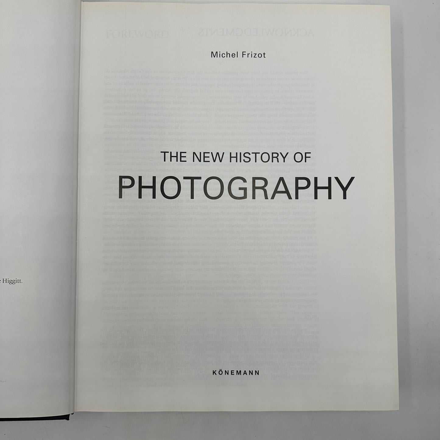 New History of Photography Michel Frizot 1998 Art Exhibitions Criticism Essays