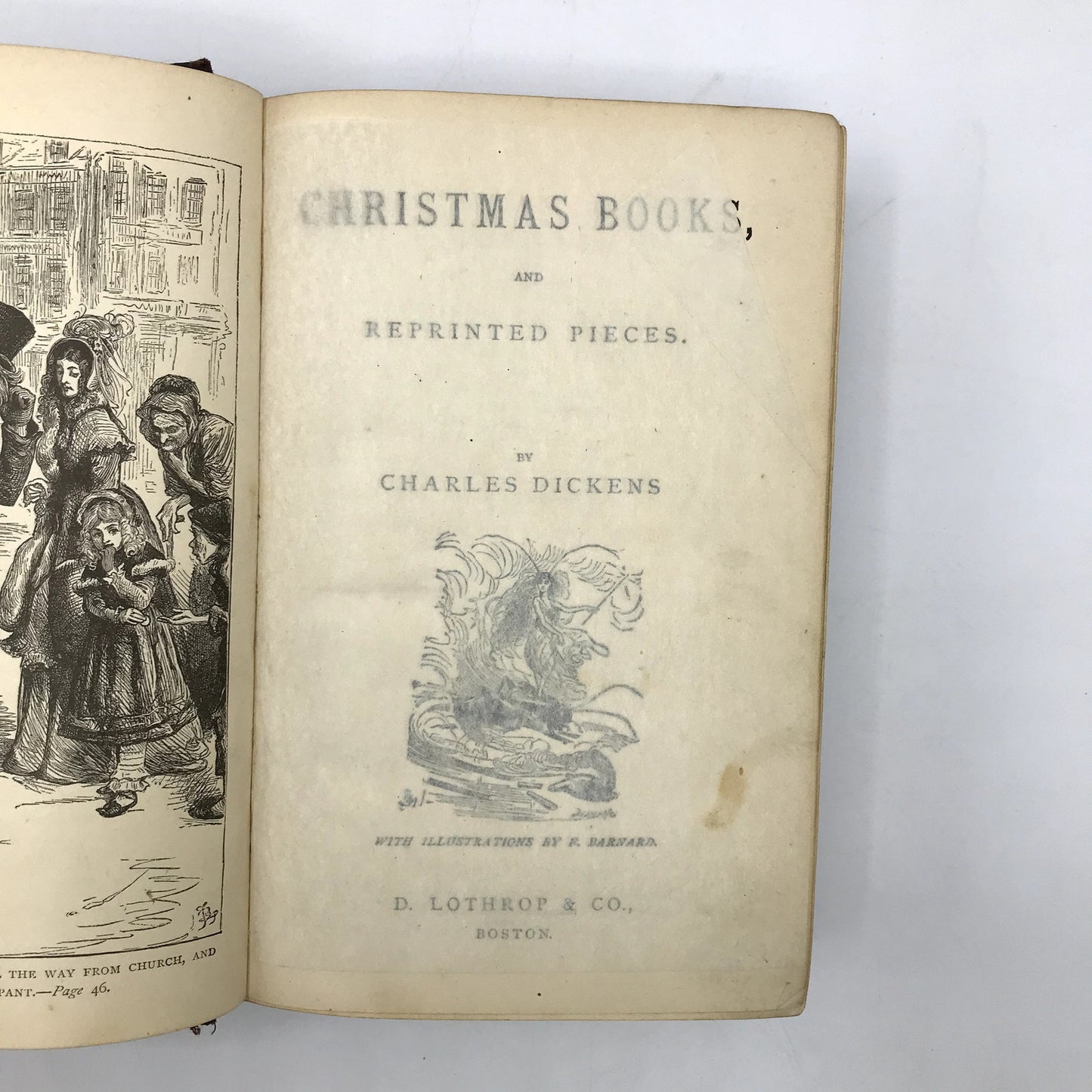 Christmas Books & Reprinted Pieces Illustrated Hardcover Book by Charles Dickens