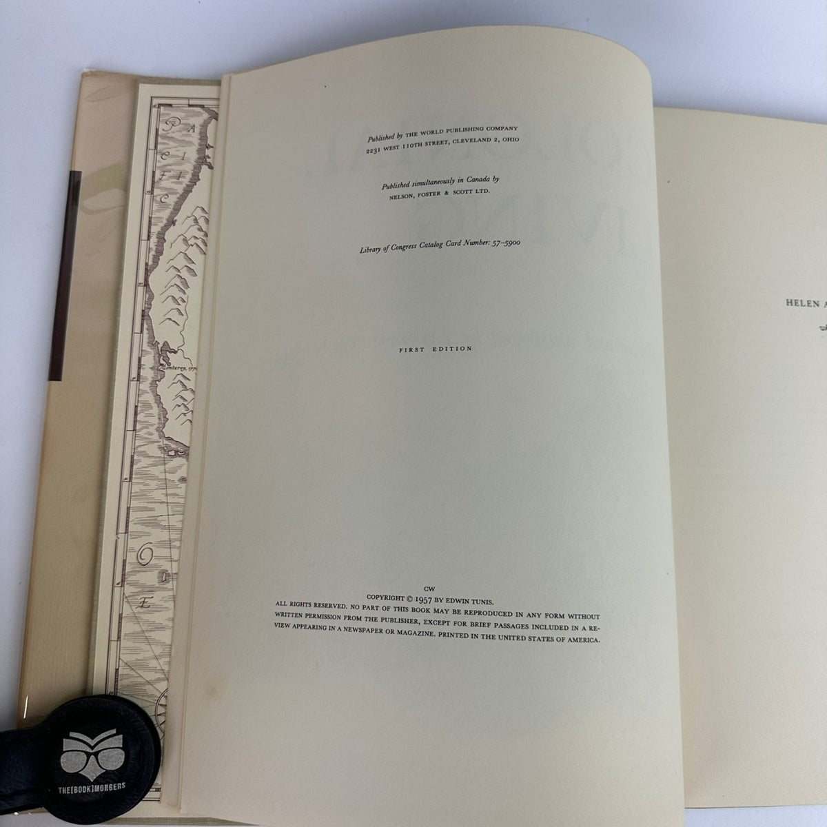 Colonial Living Edwin Tunis 1957 First Edition Illustrated Hardcover World Pub