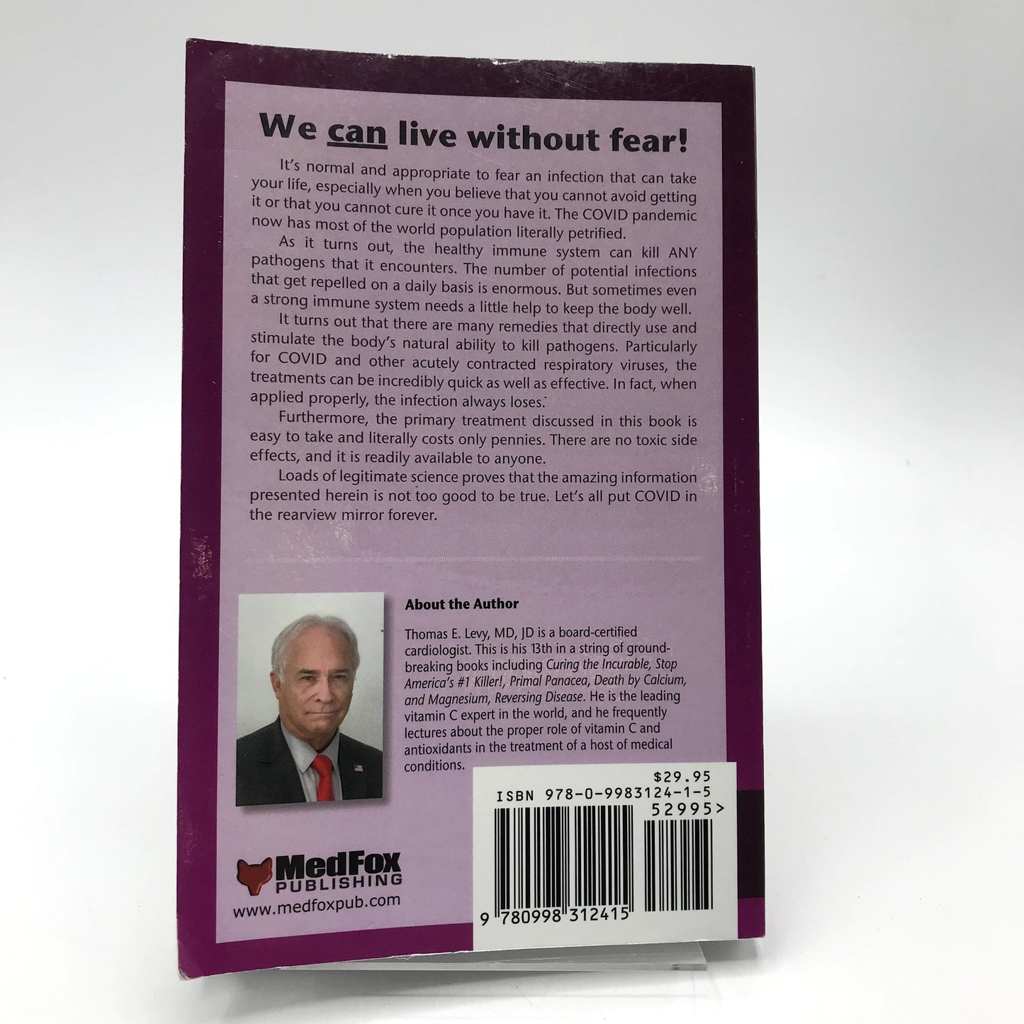 Rapid Virus Recovery First Edition Paperback Book by Thomas E. Levy 2021 MedFox