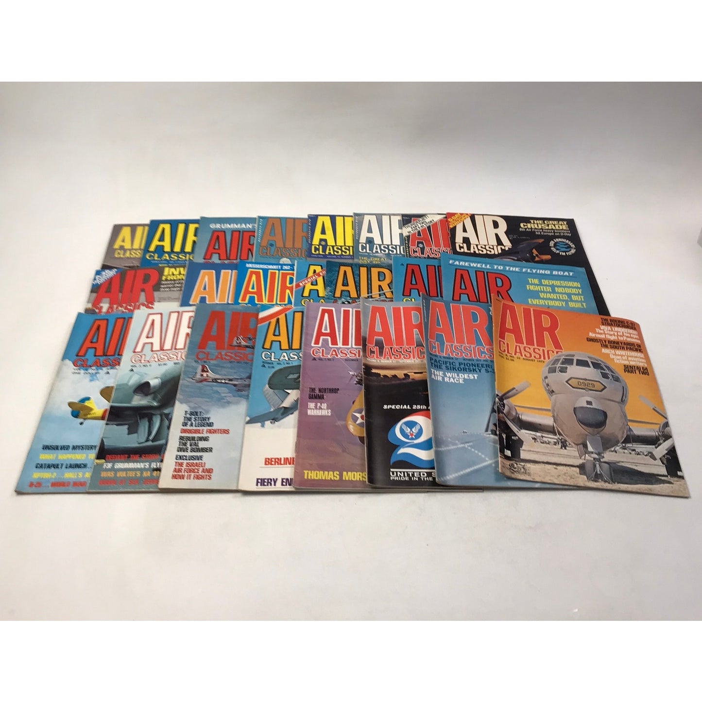 Air Classics Magazines 141 Issues Military Aircraft Aviation History 1965-94