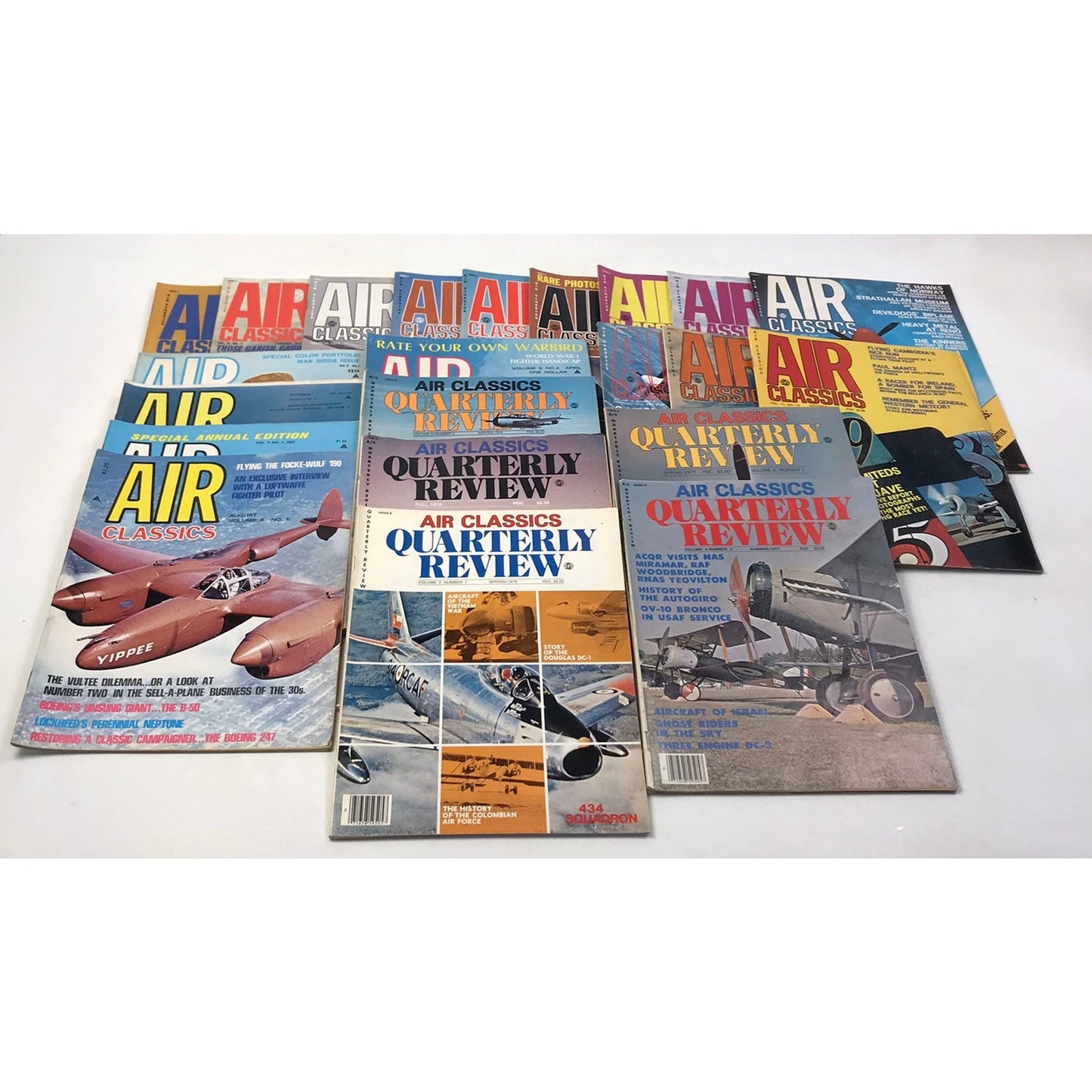 Air Classics Magazines 141 Issues Military Aircraft Aviation History 1965-94