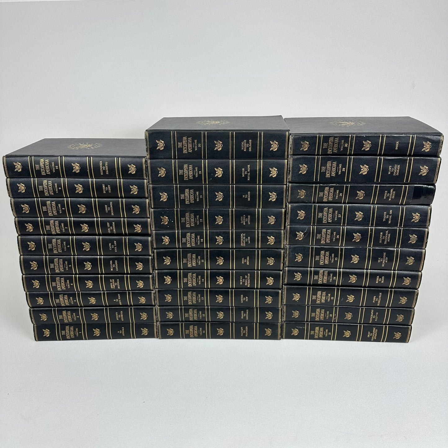 The Encyclopedia Americana Complete 30 Volume Set International Reference 1957