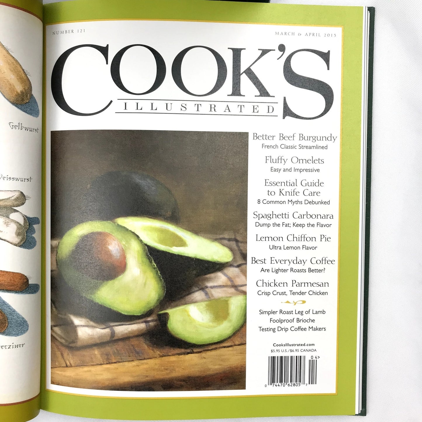 Lot of 7 Cook's Illustrated 2007-13 Hardcover Books by America's Test Kitchen