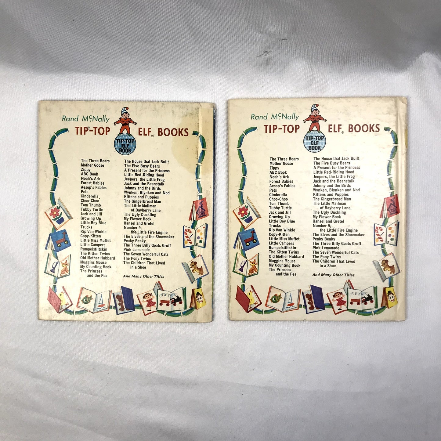 Rand McNally Junior's Lot of 5 Vintage Illustrated Hardcover Children's Books