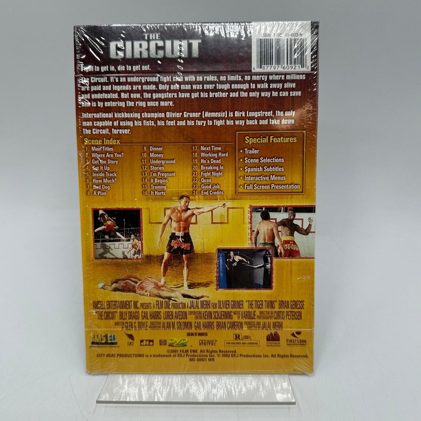 THE CIRCUIT DVD 2002 Olivier Gruner, Billy Drago Action Martial Arts Movie