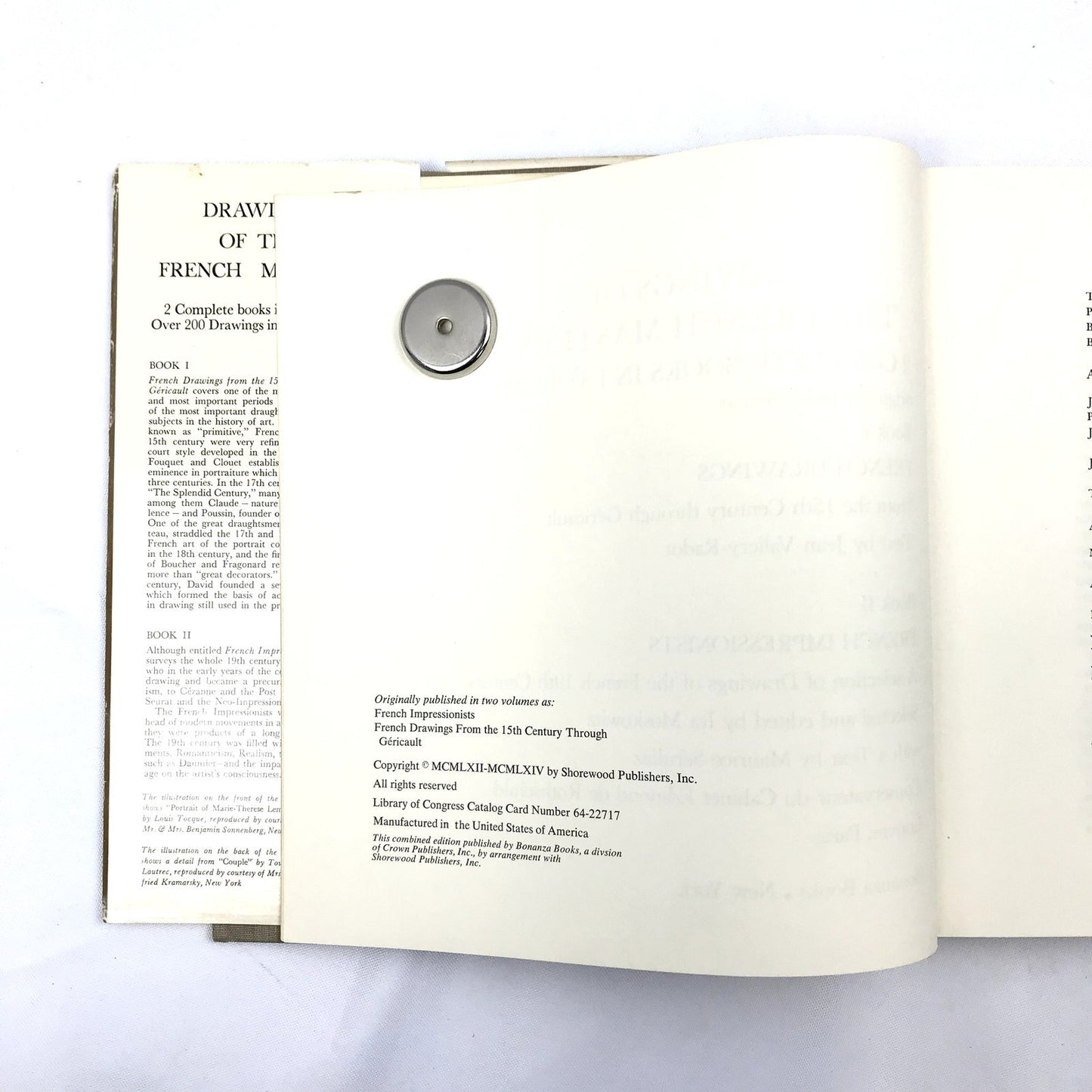 Drawings of The French Masters 2 Books in 1 Volume Art History Impressionism