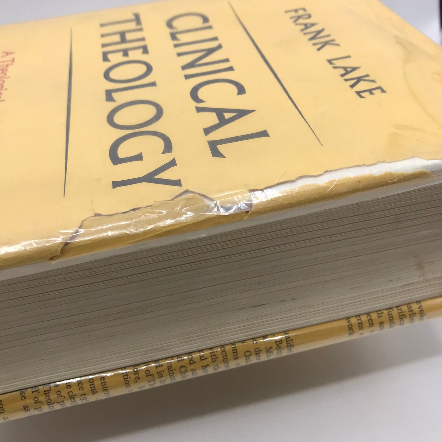 Clinical Theology Frank Lake Recovery Counseling Religious Pastoral Psychology